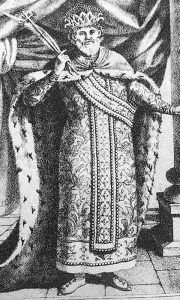 Бугарски цар Асен I (владао 1186. – 1196.). Литографија Николаја Павловича из 1860.