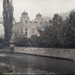 Синагога у Сарајеву, 18. октобар 1912. (фото www.albert-kahn.hauts-de-seine.fr)