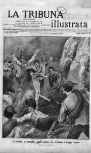 Побуна у Албанији, илустрација La Tribuna Illustrata, 16. август 1910.